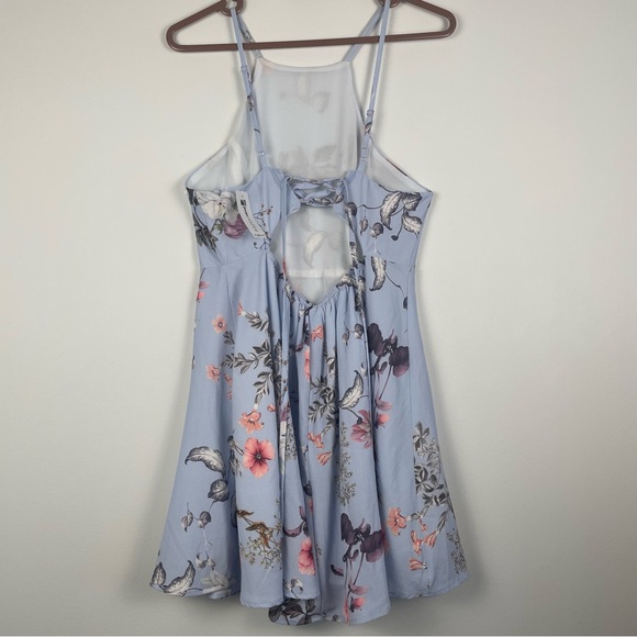Jean Machine Blue Floral Dress - Picture 3 of 7
